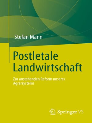 cover image of Postletale Landwirtschaft